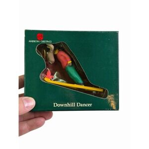 American Greetings‎ Downhill Dancer Reindeer Ornament